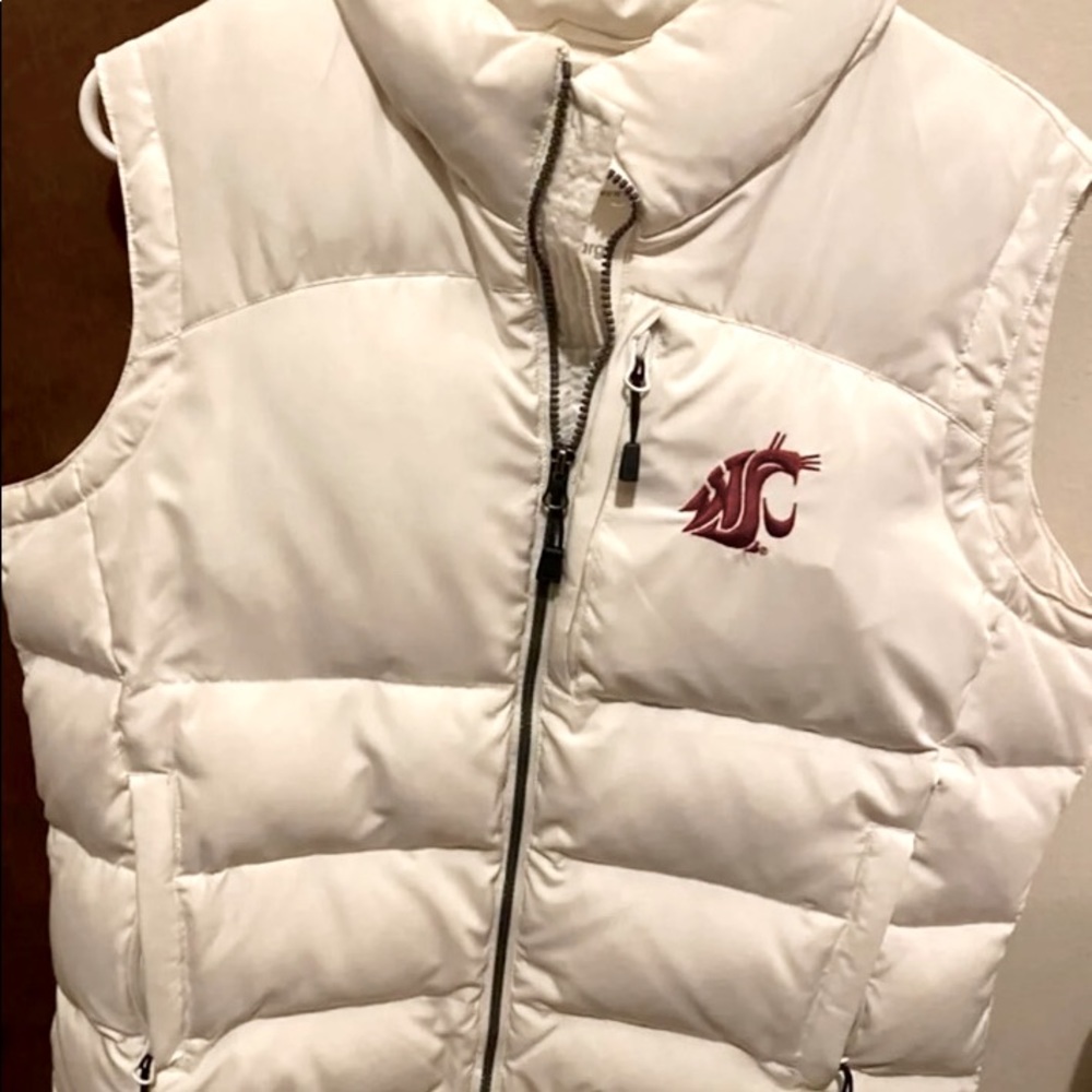 White WSU Cougars Size L Denali Vest